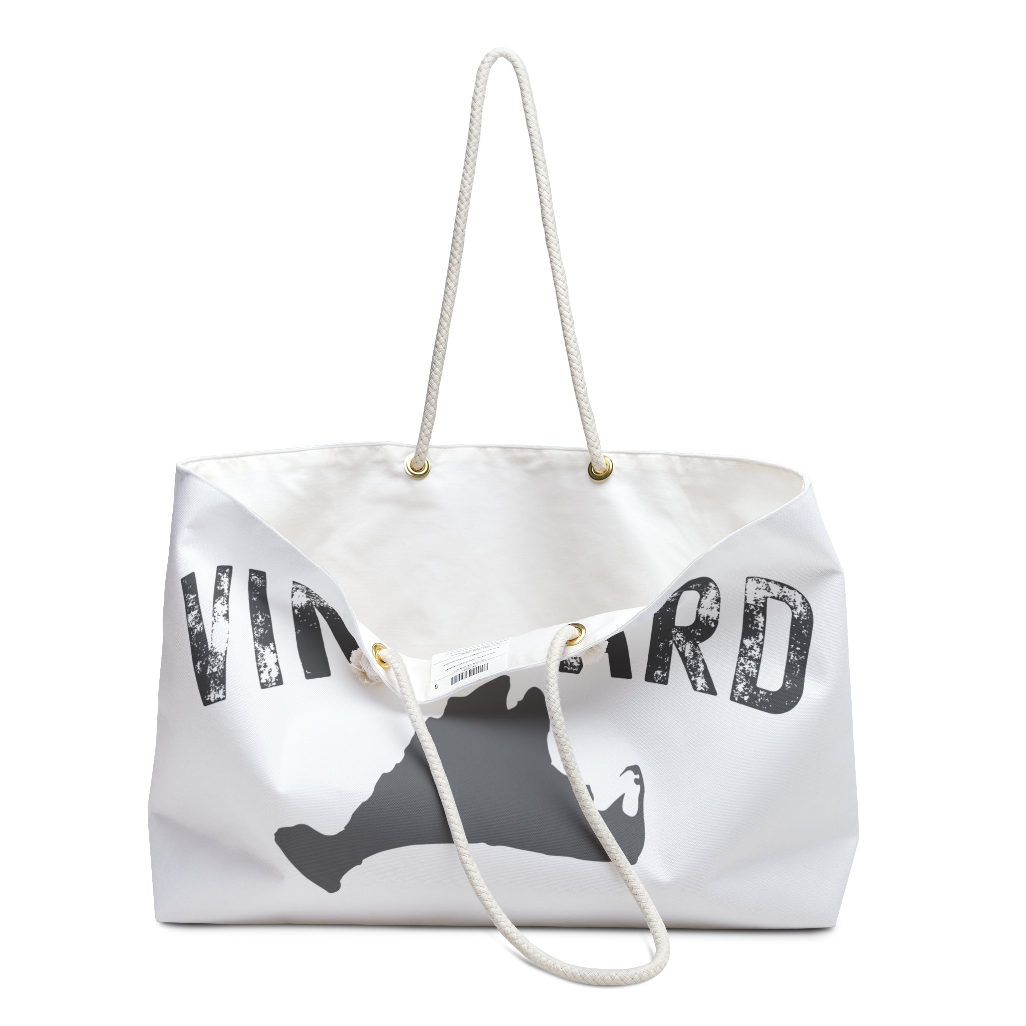 Vineyard Weekender Bag — Vintage Vineyard Tote for Weekend Getaways