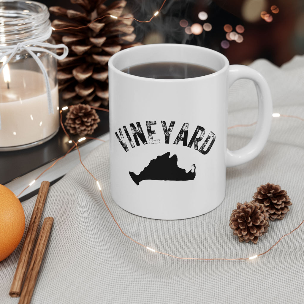 Vineyard Island Ceramic Mug — Hold the Vineyard in Your Hands (11oz & 15oz)