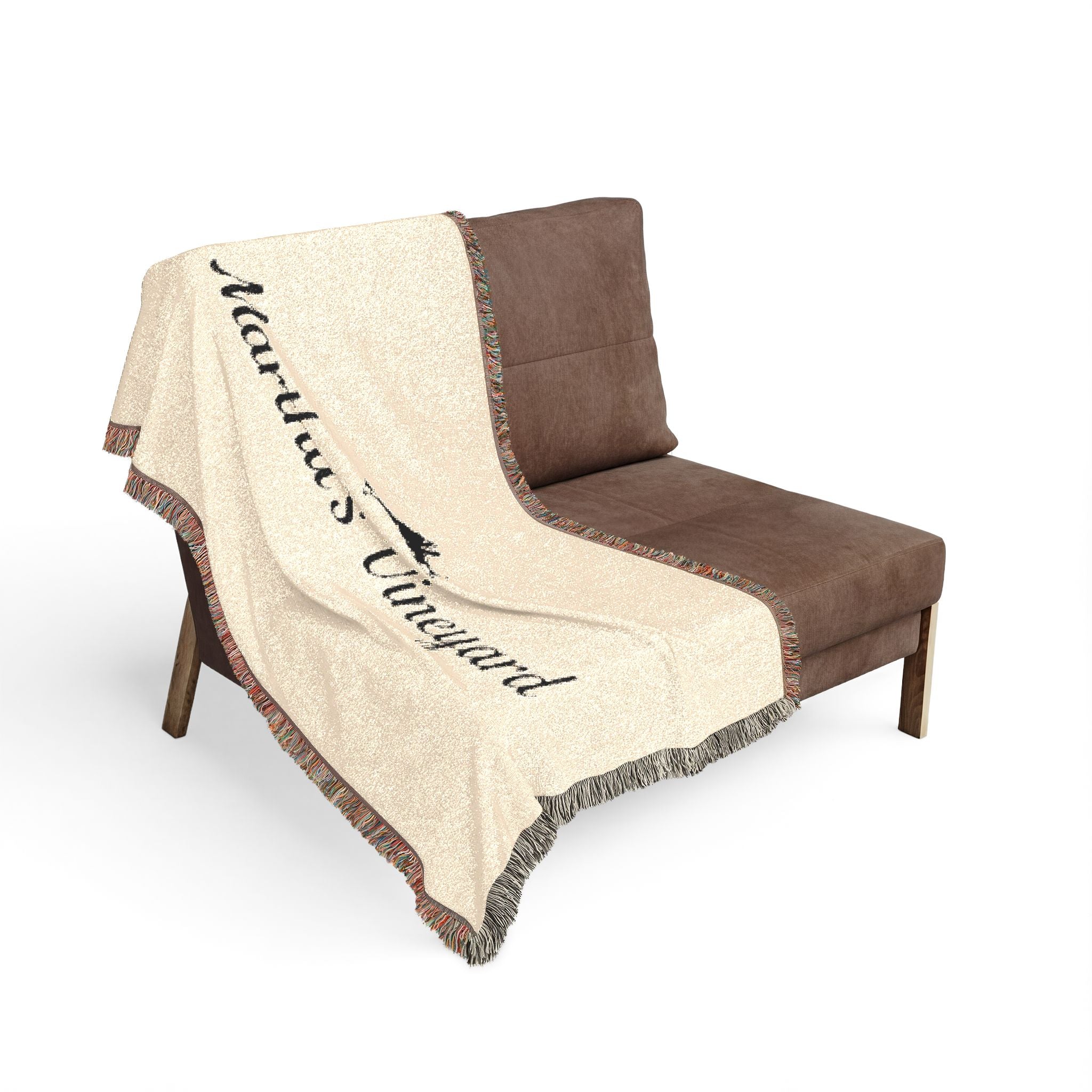 Martha's Vineyard Woven Blanket — Cozy Island Picnic & Throw