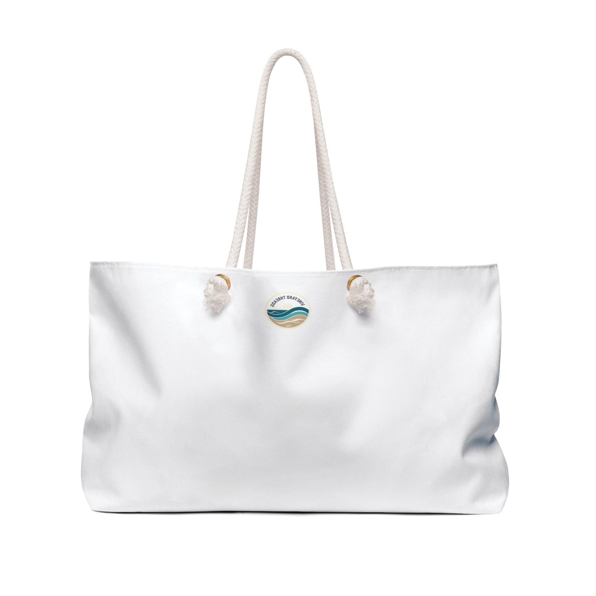Vineyard Weekender Bag — Vintage Vineyard Tote for Weekend Getaways