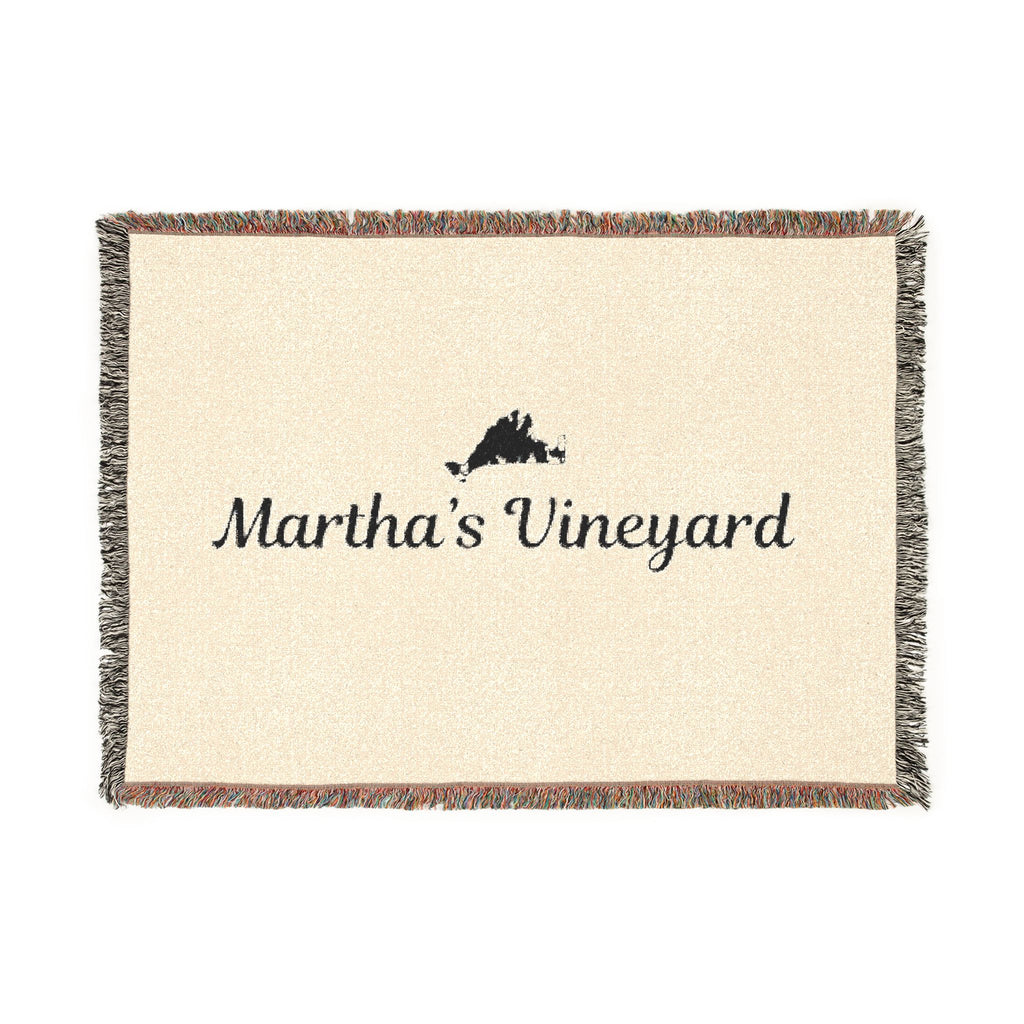 Martha's Vineyard Woven Blanket — Cozy Island Picnic & Throw