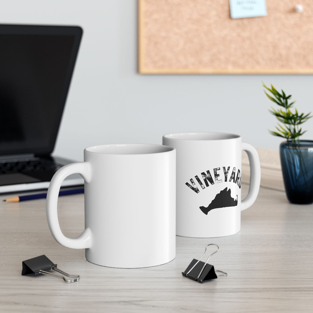 Vineyard Island Ceramic Mug — Hold the Vineyard in Your Hands (11oz & 15oz)