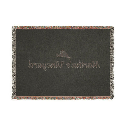 Martha's Vineyard Woven Blanket — Cozy Island Picnic & Throw