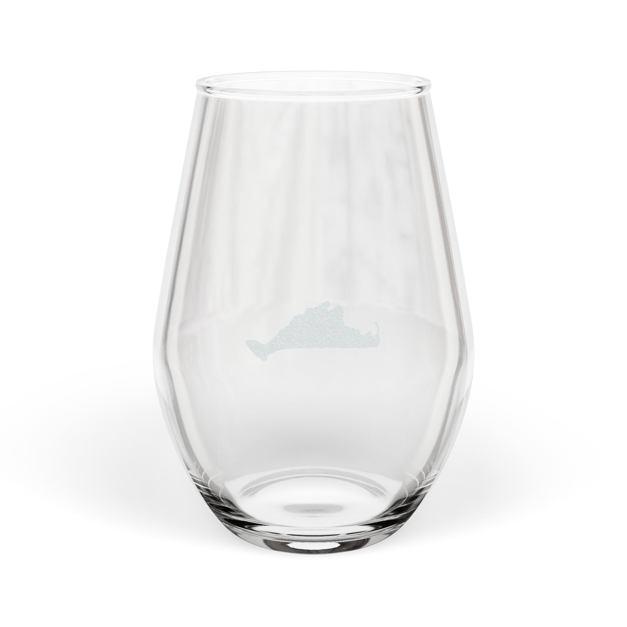Timeless Martha's Vineyard Stemless Wine Glass — 11.5oz Engraved Vineyard